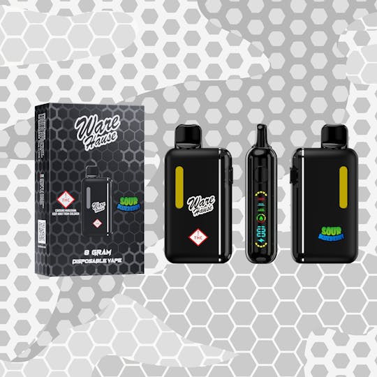 Ware Hause - WARE HAUSE - HEAVY W8GHT: 8 Gram Disposable - Sour Blueberry - 1