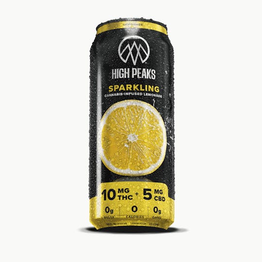 High Peaks - Sparkling Lemonade | 2:1 THC:CBD | 12 fl. oz | 1-Pk. - 1