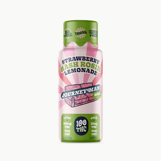 Journeyman - Strawberry Hash Rosin Lemonade (100mg THC) - 1