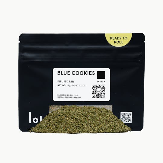 lolo - Blue Cookies | Indoor Kief Infused Ready To Roll | 14g - 1