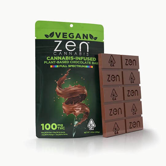 Zen - Plant-Based Vegan Chocolate Bar - 1