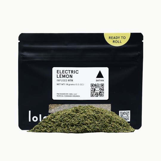 lolo - Electric Lemon | Indoor Kief Infused Ready To Roll | 14g - 1