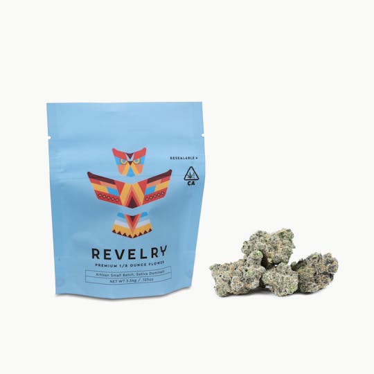 Revelry Herb Co - Mango Madness - Sativa - Eighth (3.5g) - 1