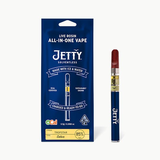 Jetty Extracts - Tropstar OCal Solventless All-in-One Vape Pen .5g - 1