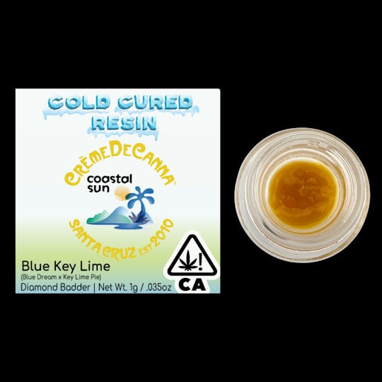 Crème De Canna - Creme De Canna -Coastal Sun Diamond Badder Blue Key Lime 1g (S) - 1