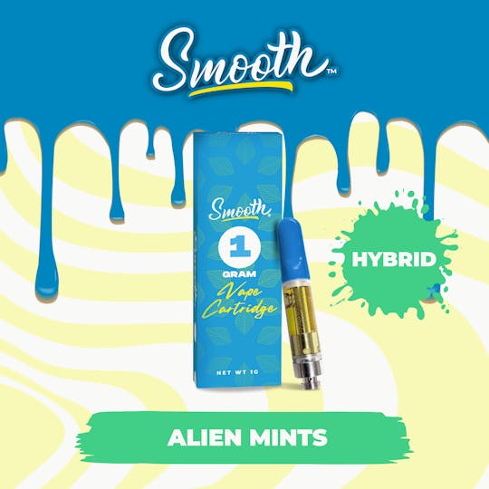 Smooth OKC - Alien Mints - 1g Vape Cartridge - 1