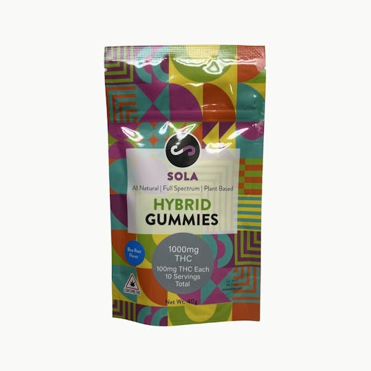 Indico - 1000mg Hybrid Gummies - Blue Razz Flavor Pack - 1
