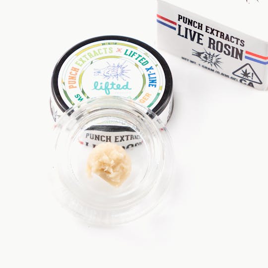 Punch Edibles & Extracts - Swamp Water Burger Tier 4 Live Rosin Cold Cure Badder (1g) - 1