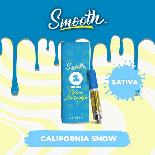Smooth OKC - California Snow - 1g Vape Cartridge - 1
