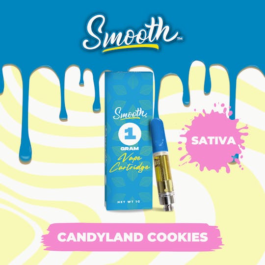 Smooth OKC - Candyland Cookies - 1g Vape Cartridge - 1