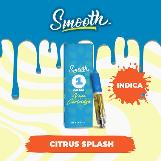 Smooth OKC - Citrus Splash - 1g Vape Cartridge - 1