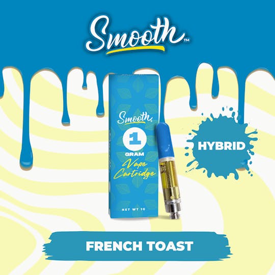 Smooth OKC - French Toast - 1g Vape Cartridge - 1