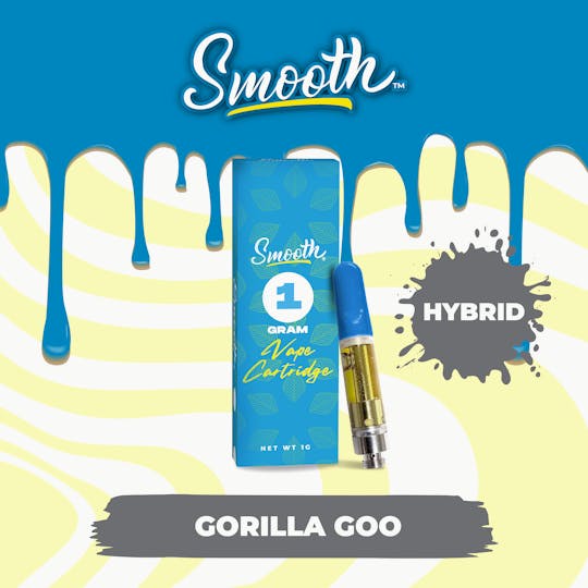 Smooth OKC - Gorilla Goo - 1g Vape Cartridge - 1