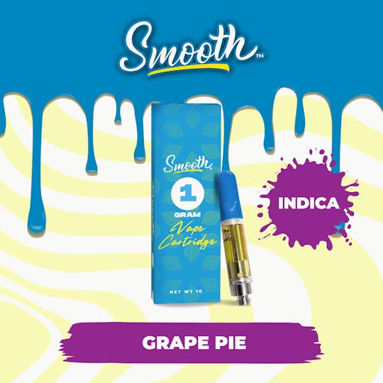 Smooth OKC - Grape Pie - 1g Vape Cartridge - 1