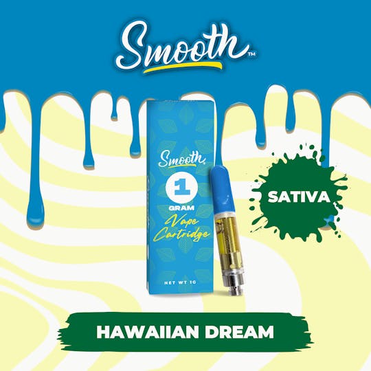 Smooth OKC - Hawaiian Dream - 1g Vape Cartridge - 1