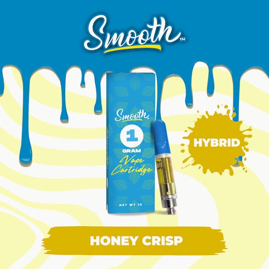 Smooth OKC - Honey Crisp - 1g Vape Cartridge - 1