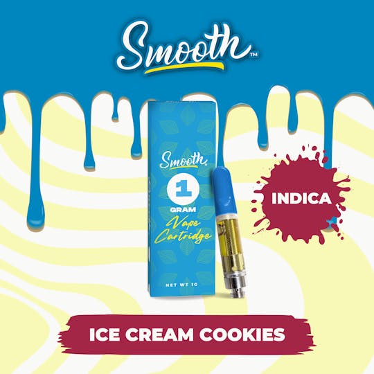 Smooth OKC - Ice Cream Cookies - 1g Vape Cartridge - 1