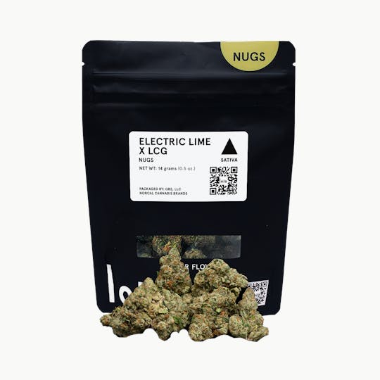 lolo - Electric Lime x LCG | Indoor Nugs | 14g - 1