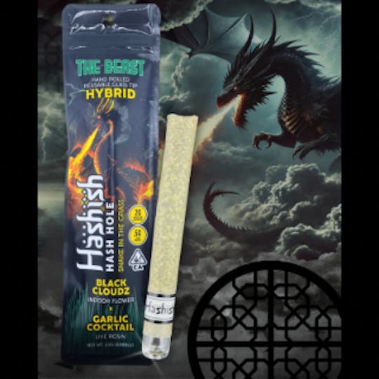 Hashish - Black Clouds 2.5g Hash Hole - 1