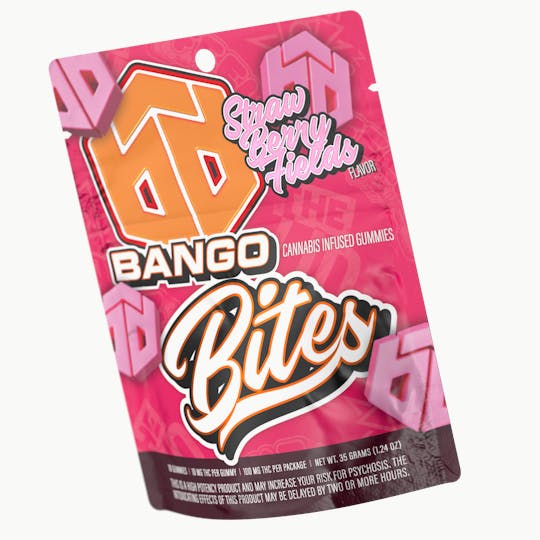 Bango Distribution - Bango Bites Strawberry Fields - 1