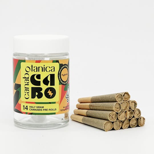 Canabotanica - Street Tarts - 14pk - THCA Diamond Infused - Sungrown Pre-Roll - 7g - 1