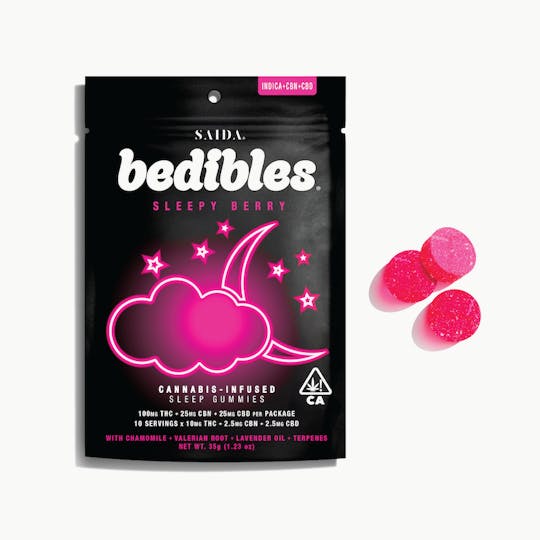 Saida - Bedibles - 10 Pack Gummies - Sleepy Berry - with CBN - 1