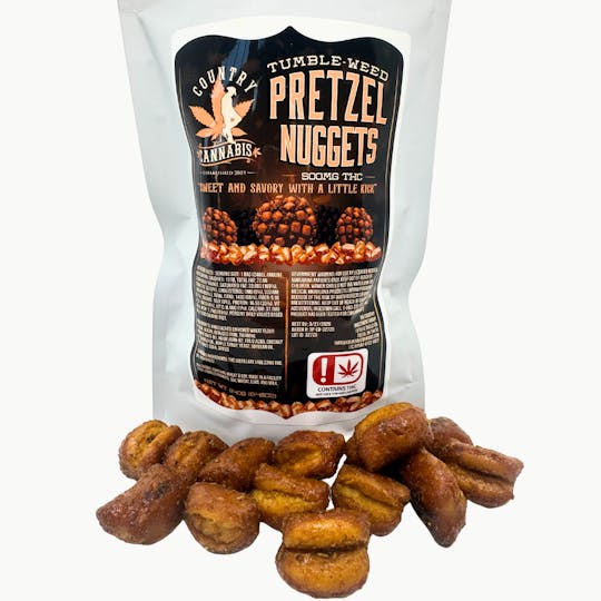 Country Cannabis - TumbleWeed Pretzel Nuggets | 500mg Bag - 1