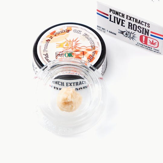 Punch Edibles & Extracts - Platinum Pie Silver Tier Live Rosin Cold Cure Badder (1g) - 1