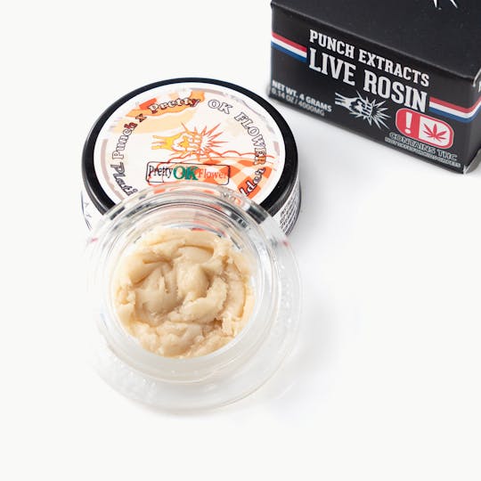 Punch Edibles & Extracts - Platinum Pie Silver Tier Live Rosin Cold Cure Badder (4g) - 1