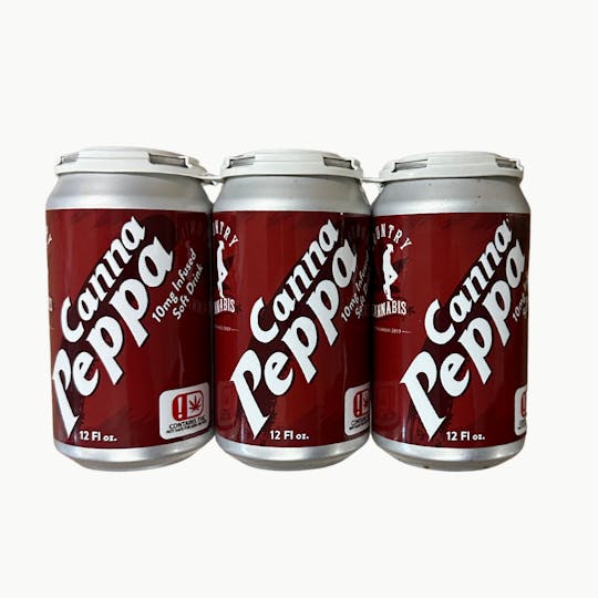 Country Cannabis - Canna Peppa | Country Cannabis Soda Beverage Drinks | 25 MG - 1