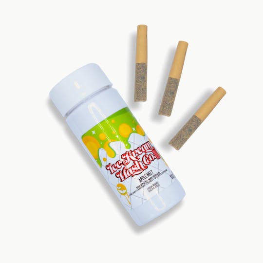 Ice Kream Hash Co. - IKHCO | Apple Melt | Rosin Infused PRJ | Single Scoops 3pk | 1.5g - 1