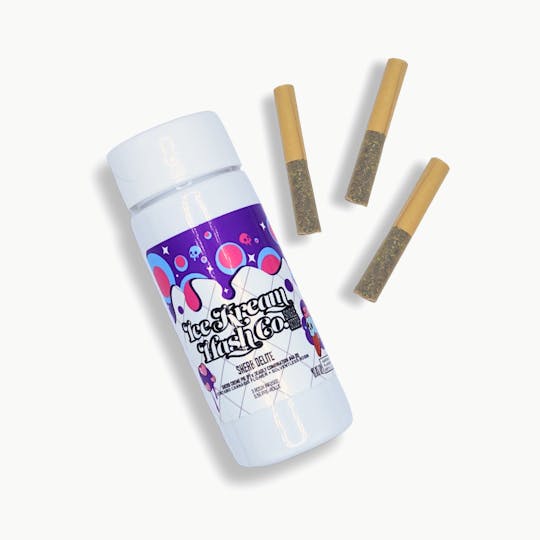 Ice Kream Hash Co. - IKHCO | Sherb Delite | Rosin Infused PRJ | Single Scoops 3pk | 1.5g - 1