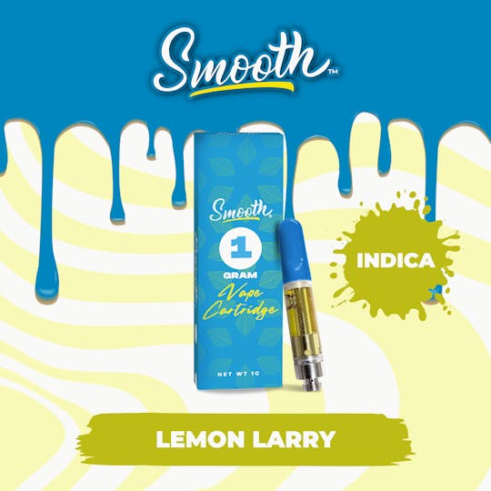 Smooth OKC - Lemon Larry - 1g Vape Cartridge - 1
