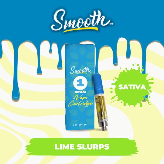 Smooth OKC - Lime Slurps - 1g Vape Cartridge - 1