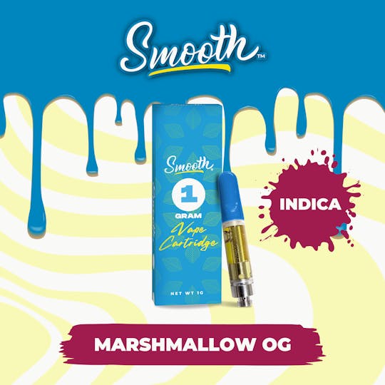 Smooth OKC - Marshmallow OG - 1g Vape Cartridge - 1