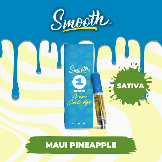 Smooth OKC - Maui Pineapple - 1g Vape Cartridge - 1