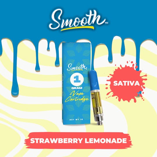 Smooth OKC - Strawberry Lemonade - 1g Vape Cartridge - 1
