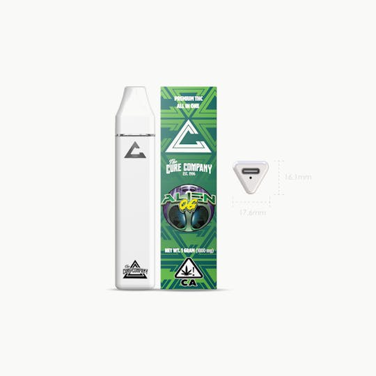 The Cure Company - The Cure Company AIO Vape Pen - Alien OG 1g - 1