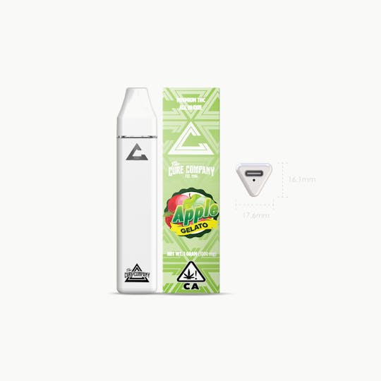 The Cure Company - The Cure Company AIO Vape Pen - Apple Gelato 1g - 1