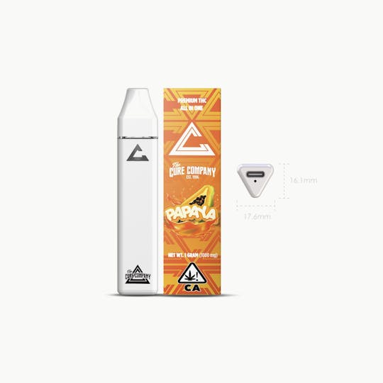 The Cure Company - The Cure Company AIO Vape Pen - Papaya 1g - 1