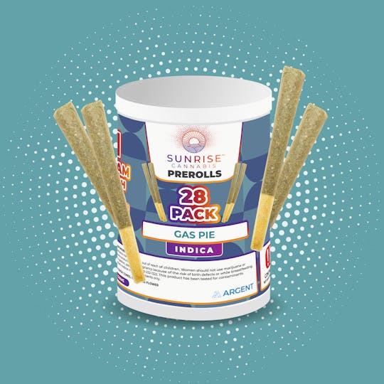 Sunrise Cannabis - Gas Pie - 28PK /1g Prerolls - 1