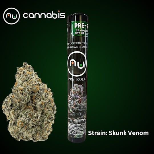 Nu Cannabis Brand - NuCannabis - Skunk Venom 1.2g - PRE ROLL - 1
