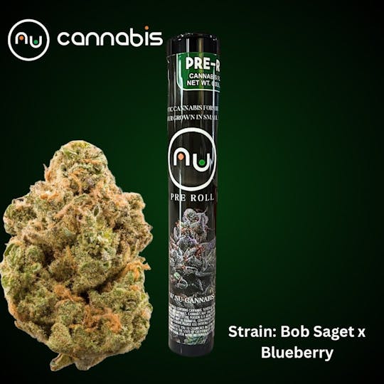 Nu Cannabis Brand - NuCannabis - Bob Saget x Blueberry 1.2g - PRE ROLL - 1