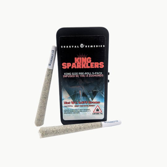 Coastal Remedies - Cap Junky | 5 Pack Infused 1.375g Preroll King Sparklerz | Coastal Remedies - 1