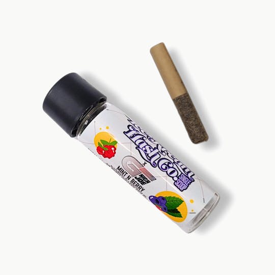 Ice Kream Hash Co. - IKHCO | Mint N Berry | Rosin Infused Pre Roll | Single Scoops | .5g - 1