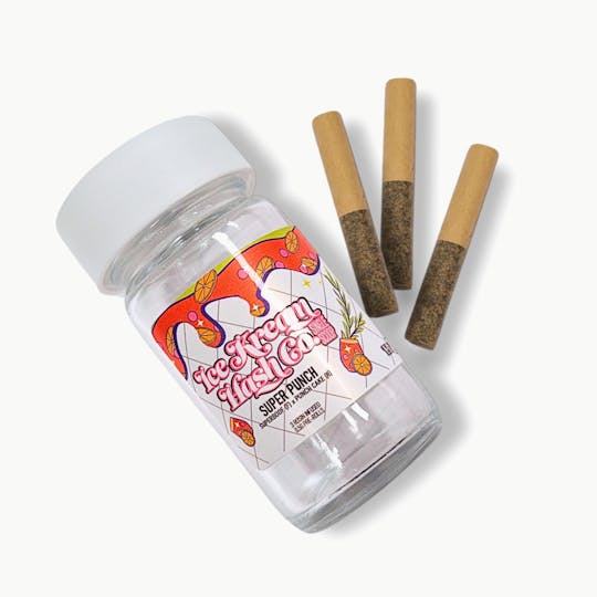 Ice Kream Hash Co. - IKHCO | Super Punch | Rosin Infused PRJ | Single Scoops 3pk | 1.5g - 1
