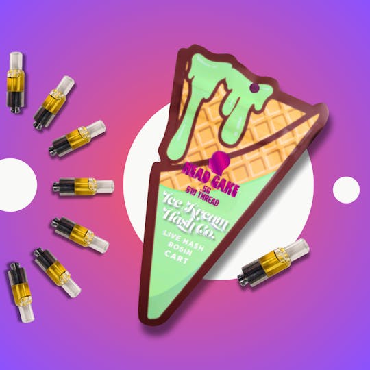 Ice Kream Hash Co. - IKHCO | Headcake | Live Rosin Vape Cart | .5g - 1
