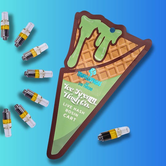 Ice Kream Hash Co. - IKHCO | Truffleupagas | Live Rosin Vape Cart | .5g - 1