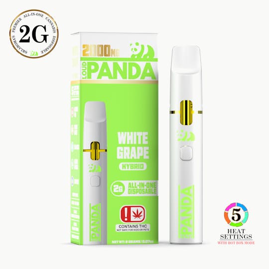Loud Panda - Loud Panda - White Grape - 2G Disposable - 1