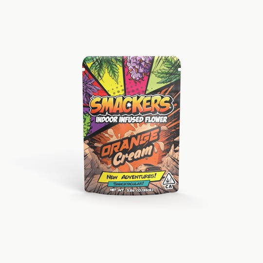 Smackers - Smackers Infused Flower Orange Cream 3.5g - 1